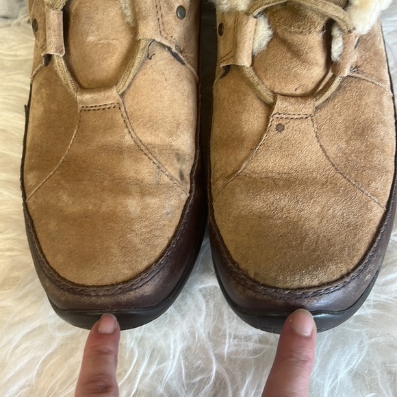 The North Face Tan Primaloft Lace Up Shearling Lining Winter Boots Size 9 - Picture 13 of 15